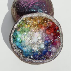 Custom Rainbow Geode